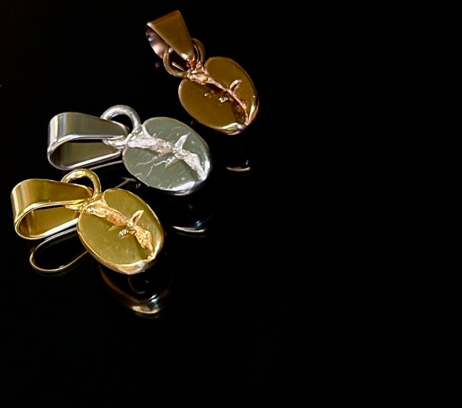 Custom Coffee Bean Pendant