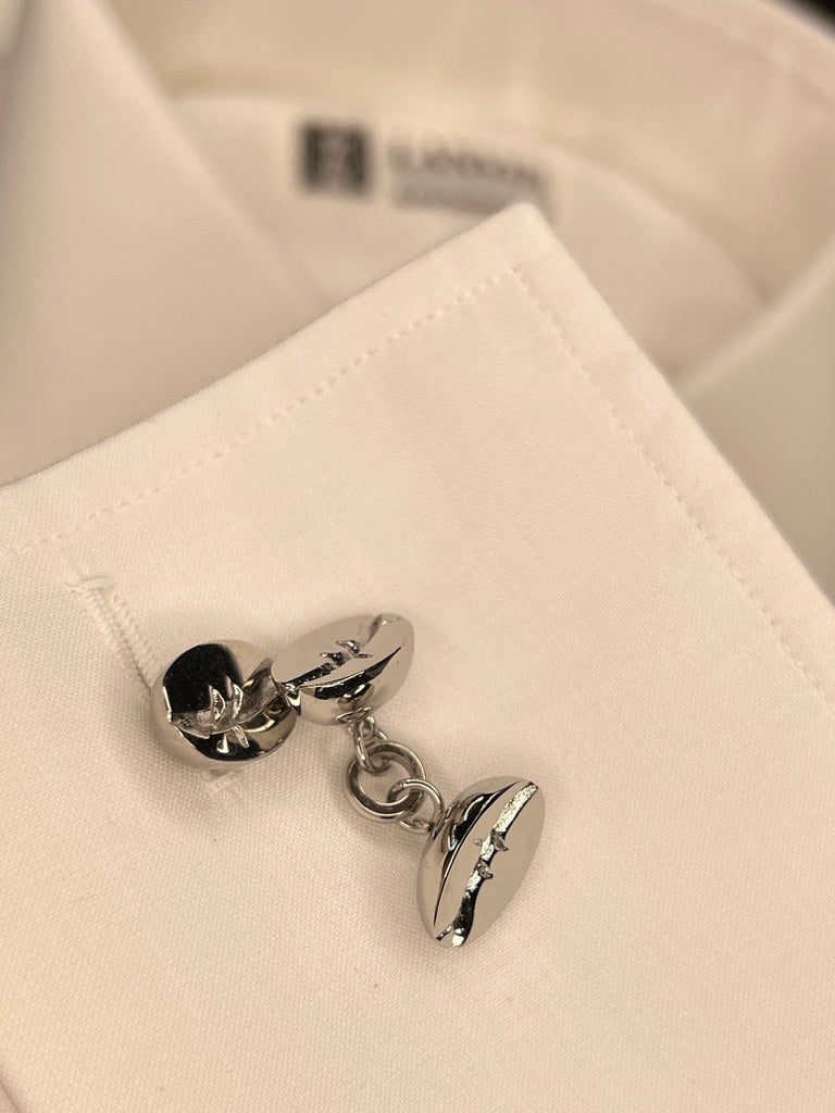 Custom Coffee Bean Cuff Links
